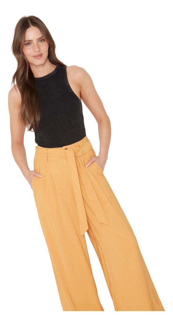 Pantalón Laura Ii Naranjo Jacinta Tienda-4