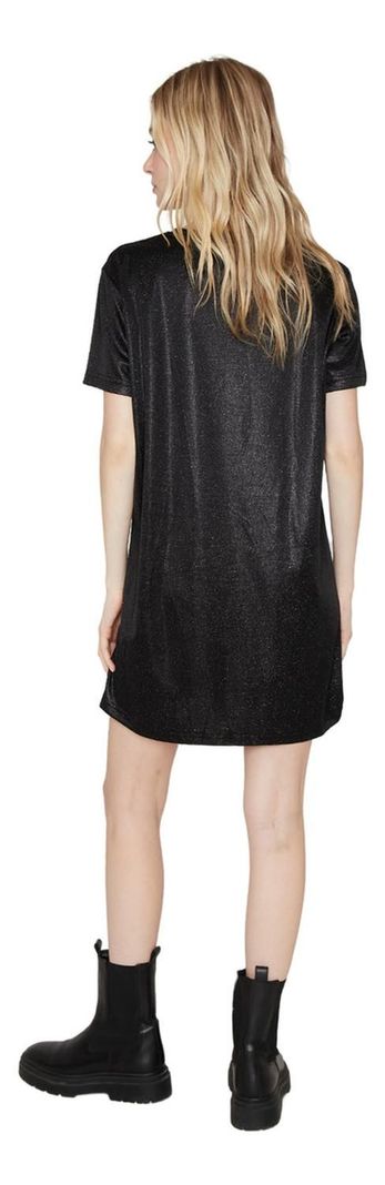 Vestido Glitter Negro Jacinta Tienda-3
