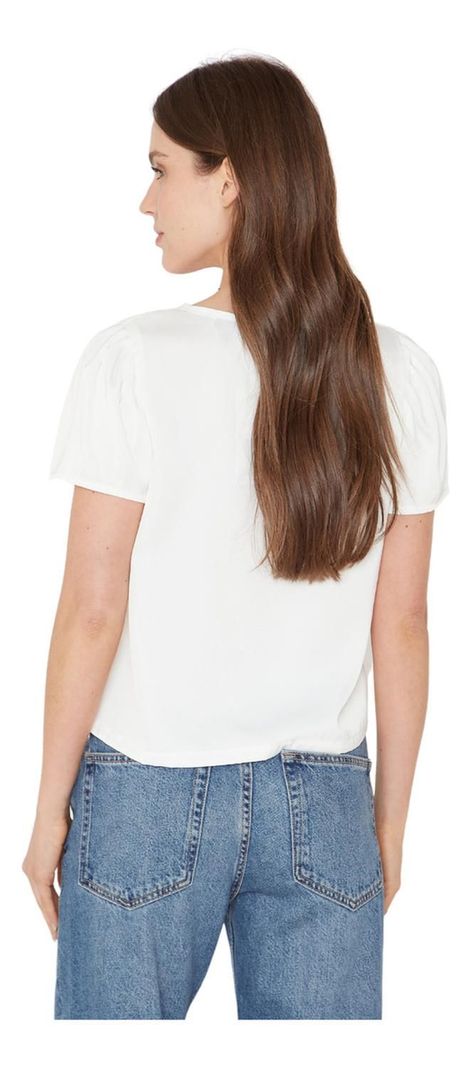 Blusa Olivia Satin Blanca Jacinta Tienda-3