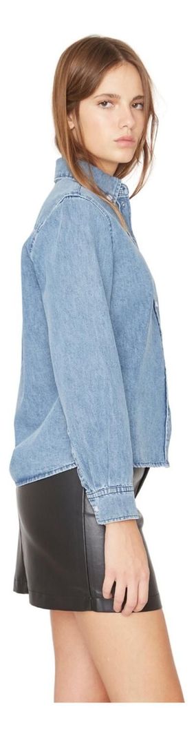Camisa Denim Ii Azul Jacinta Tienda-4