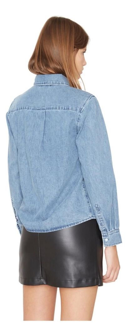 Camisa Denim Ii Azul Jacinta Tienda-5