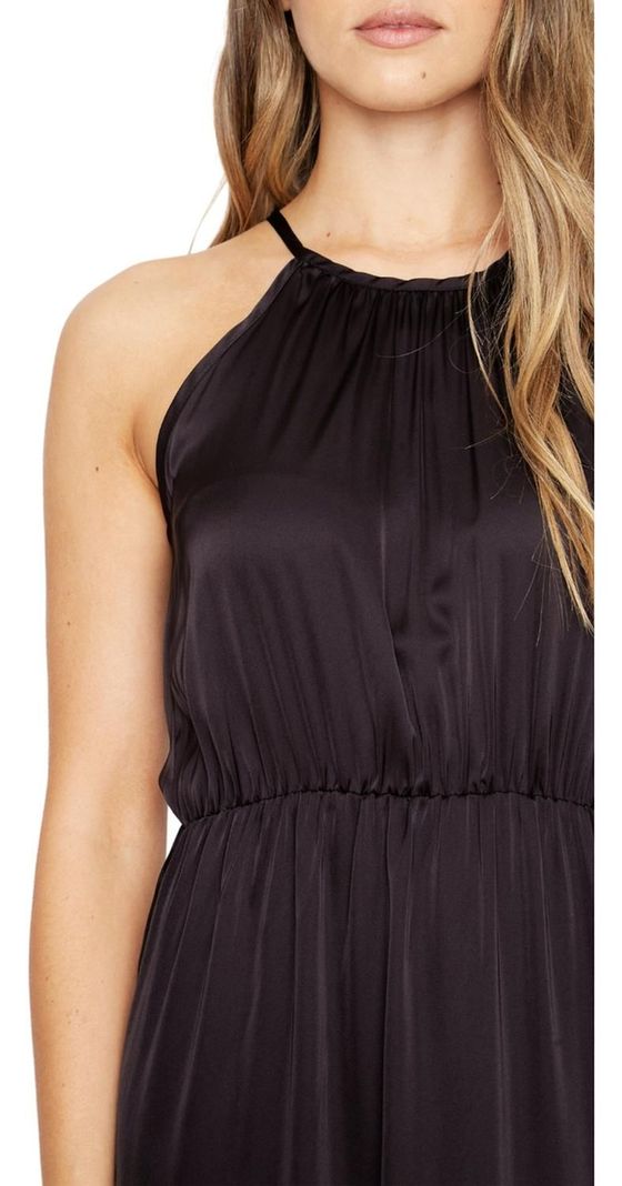 Vestido Renata Satin Negro Jacinta Tienda-4