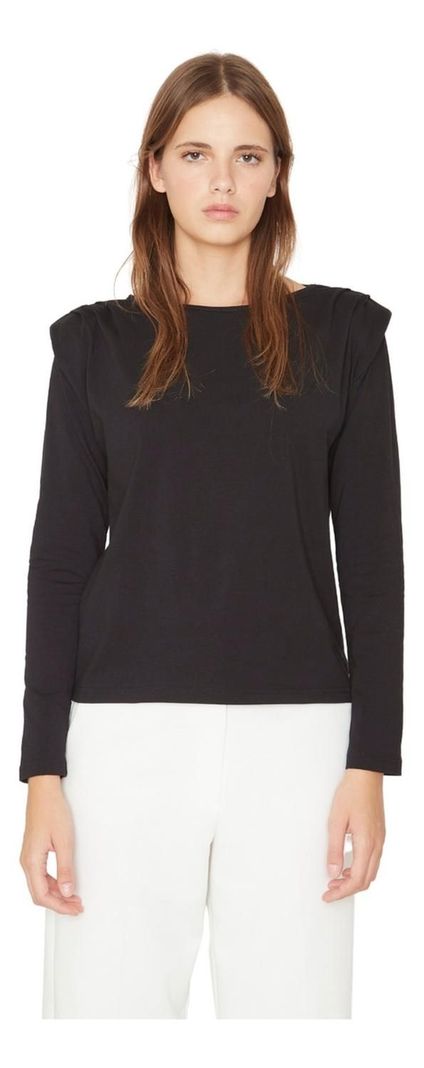 Polera Victoria Ii Negra Jacinta Tienda-0