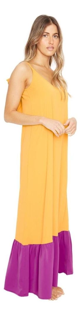 Vestido Libra Iii Amarillo Jacinta Tienda-2