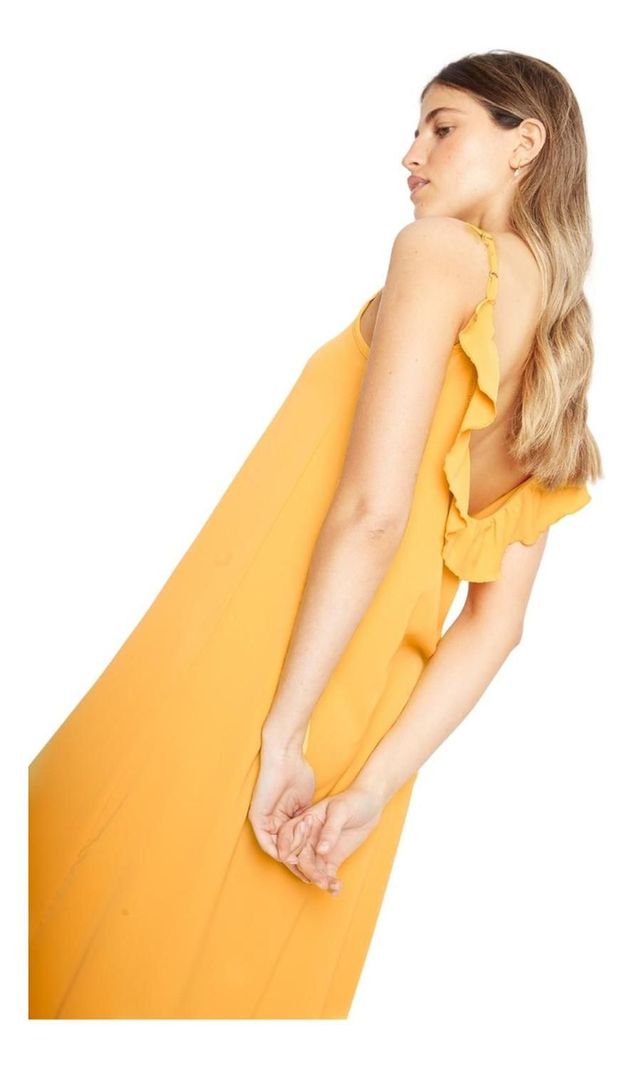 Vestido Libra Iii Amarillo Jacinta Tienda-5