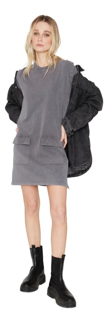 Vestido Cargo Gris Jacinta Tienda-5
