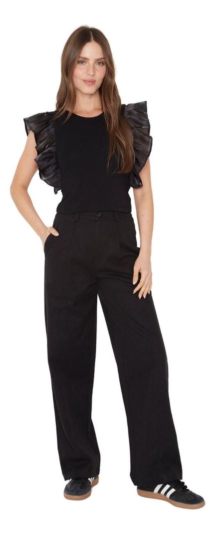 Polera Olimpia Verano Bright Ii Negra Jacinta Tienda Negro XS