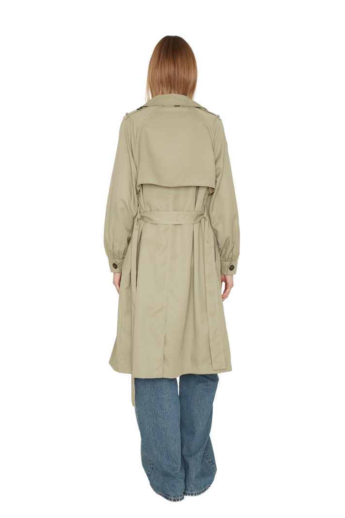 Trench Coat Porter verde Jacinta Tienda-4