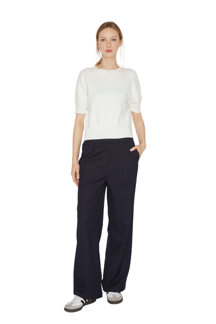 Pantalón Porter líneas azul Jacinta Tienda-0