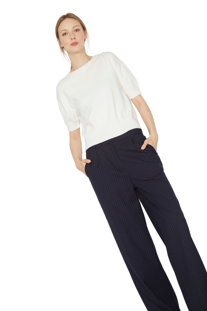 Pantalón Porter líneas azul Jacinta Tienda-1