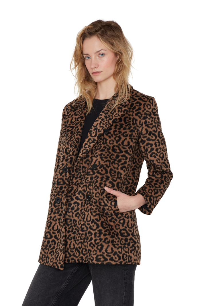 Abrigo Gracia animal print camel Jacinta Tienda-2
