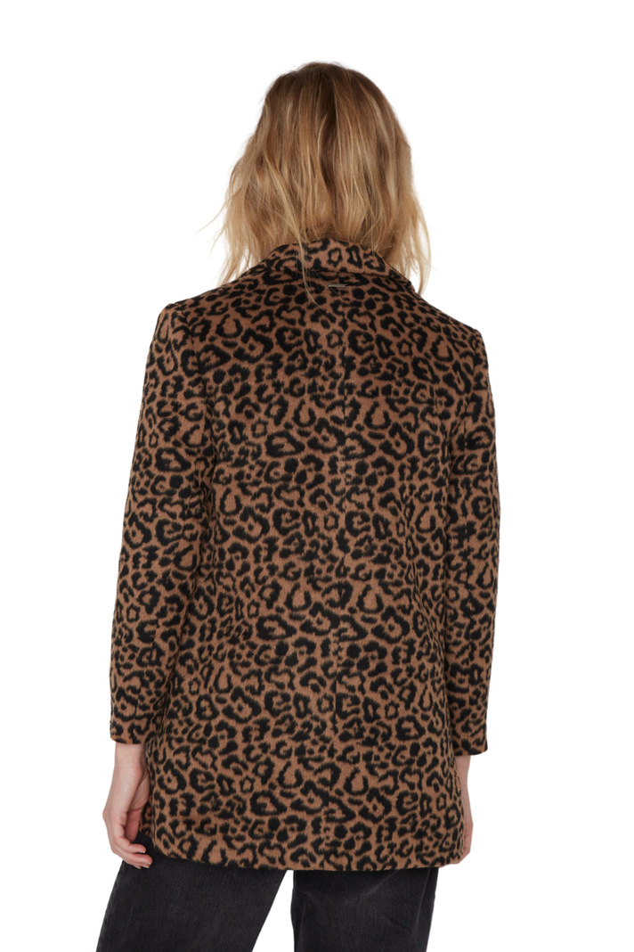 Abrigo Gracia animal print camel Jacinta Tienda-3
