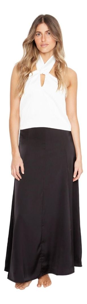 Blusa Elisa Satin Blanca Jacinta Tienda-5