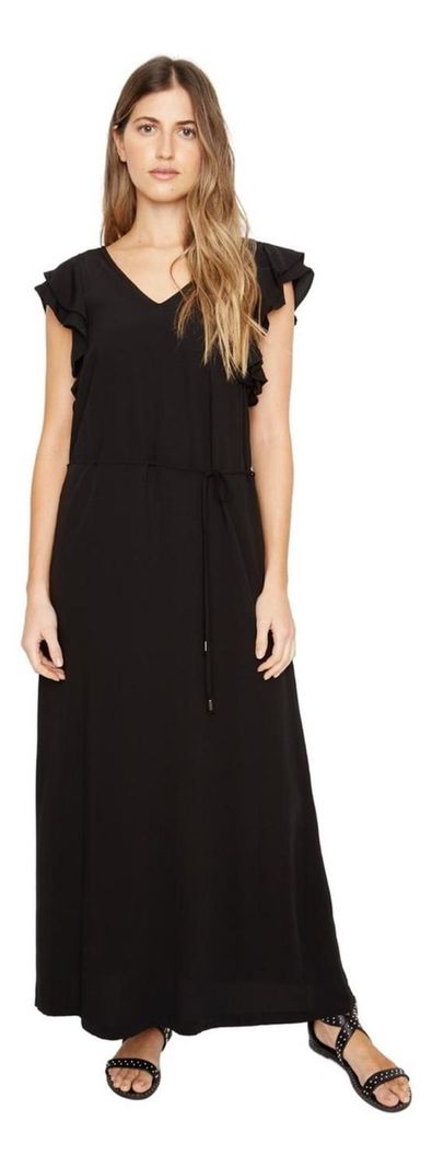 Vestido Zuzu Negro Jacinta Tienda-1