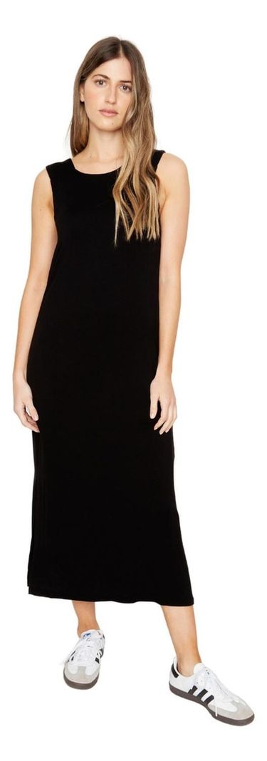 Vestido Pola Negro Jacinta Tienda-0