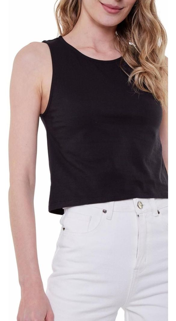 Polera Gracia Crop Ii Negra Jacinta Tienda-4