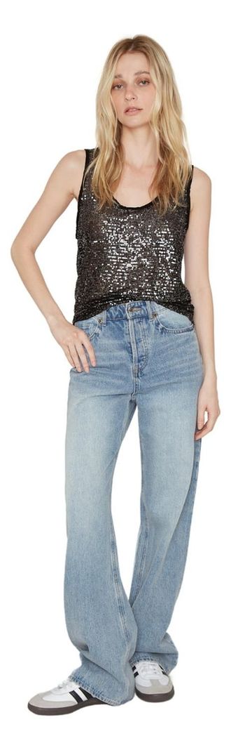 Polera Glam Negra Jacinta Tienda-3