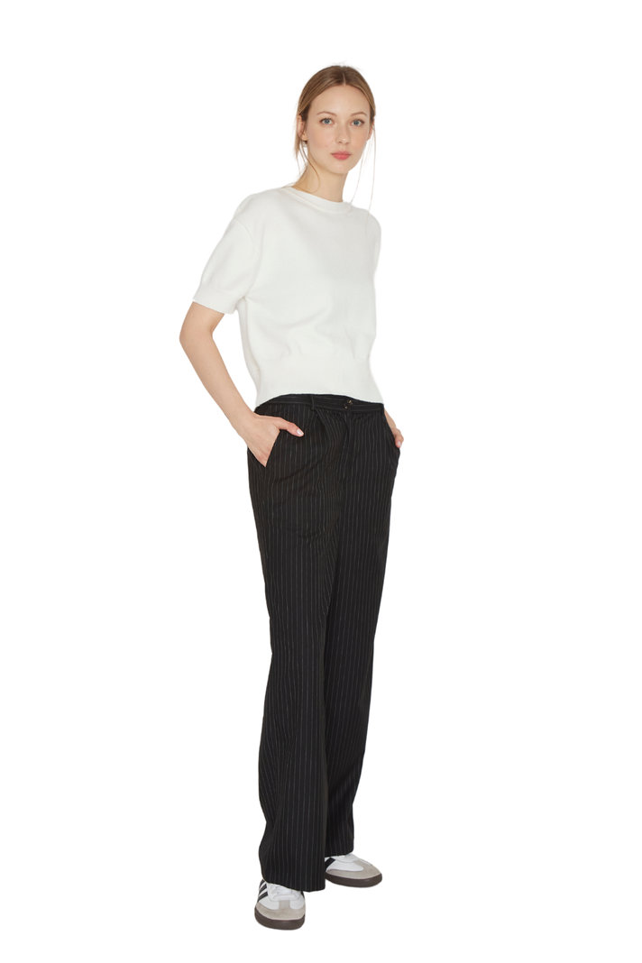 Pantalón Porter líneas negro Jacinta Tienda-3