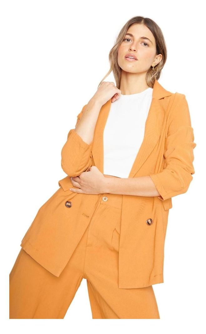 Blazer Laura Ii Naranjo Jacinta Tienda-3