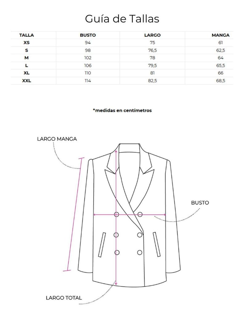 Blazer Oxford Rayas Blanco Jacinta Tienda-6