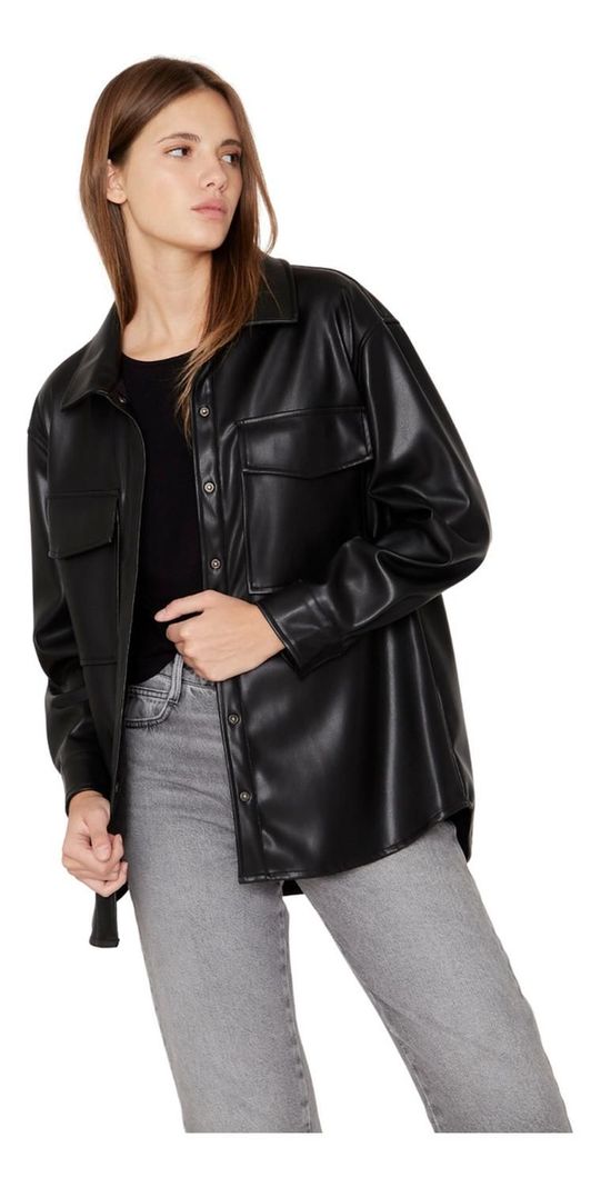 Camisa Tokio Oversize Negra Jacinta Tienda-0