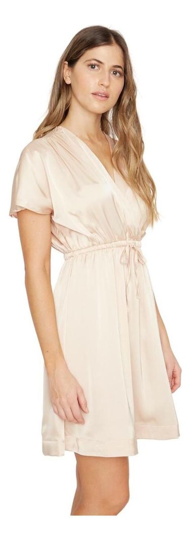 Vestido Luci Satin Dorado Jacinta Tienda-1