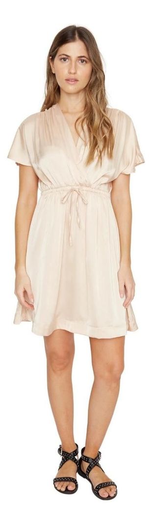 Vestido Luci Satin Dorado Jacinta Tienda-4