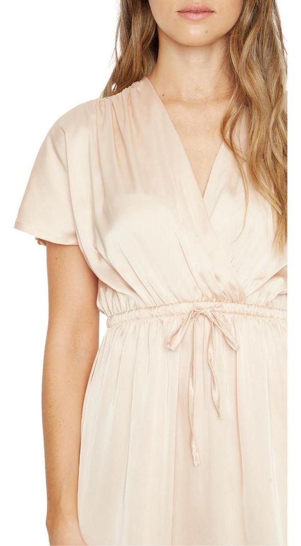 Vestido Luci Satin Dorado Jacinta Tienda-6