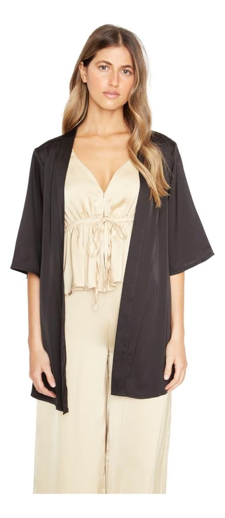 Kimono Lis Satin Negro Jacinta Tienda-0