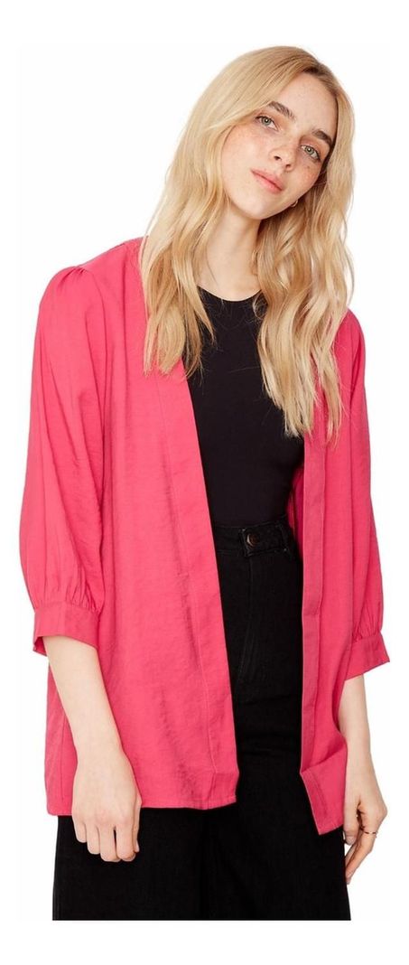 Kimono Eva Corto Fucsia-1
