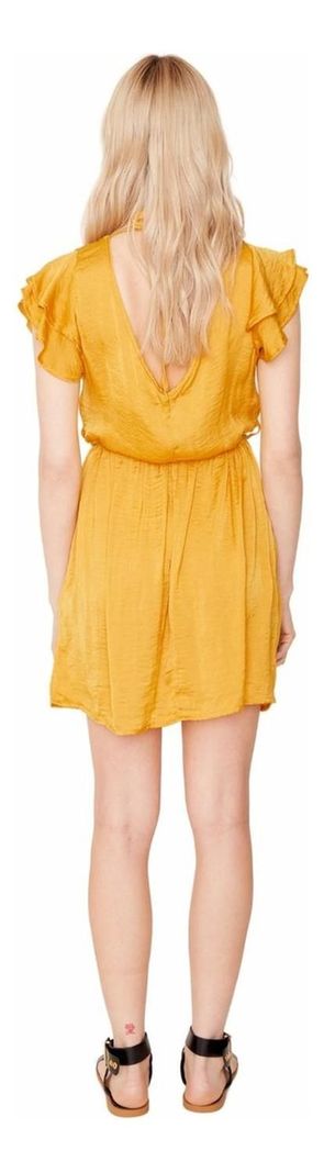 Vestido Anna Corto Amarillo Jacinta Tienda-3
