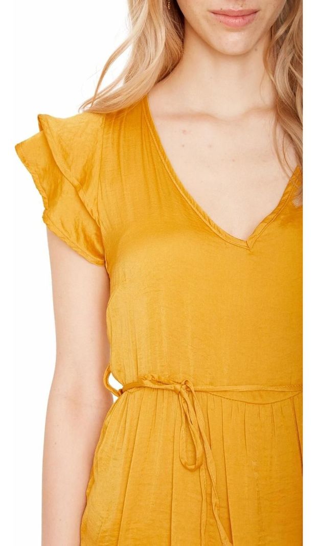 Vestido Anna Corto Amarillo Jacinta Tienda-6