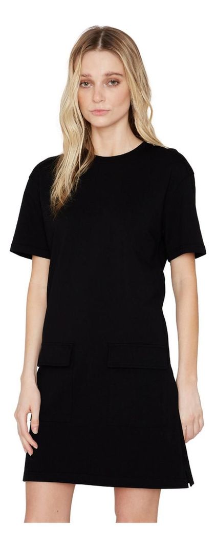 Vestido Cargo Negro Jacinta Tienda-0