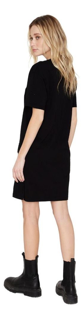 Vestido Cargo Negro Jacinta Tienda-4