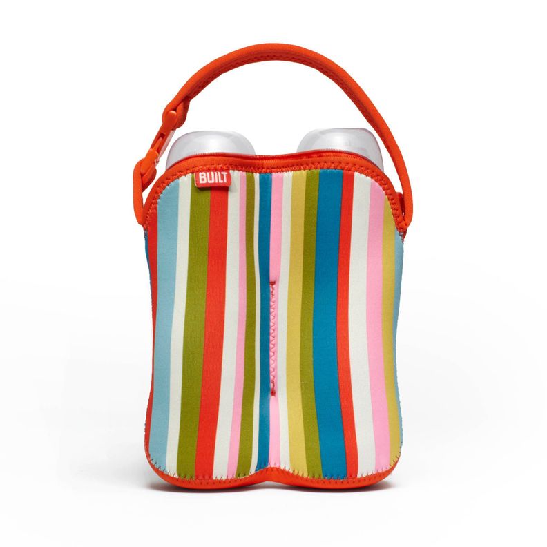 Porta mamadera Doble Baby Pink Stripe BPS BUILT-0