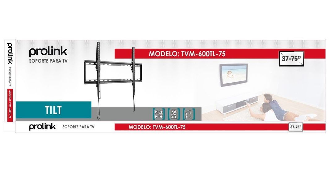 Soporte TV Inclinac TVM-600TL-75 Prolink 37" a 75"-6