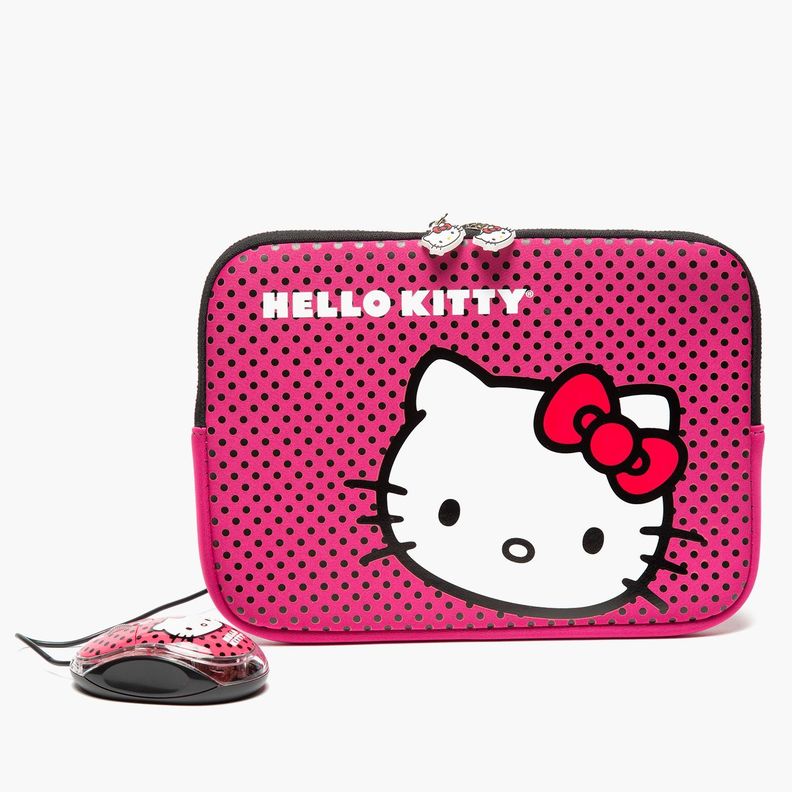 Kit Funda 10" & Mouse 20409C Pink Hello Kitty-0