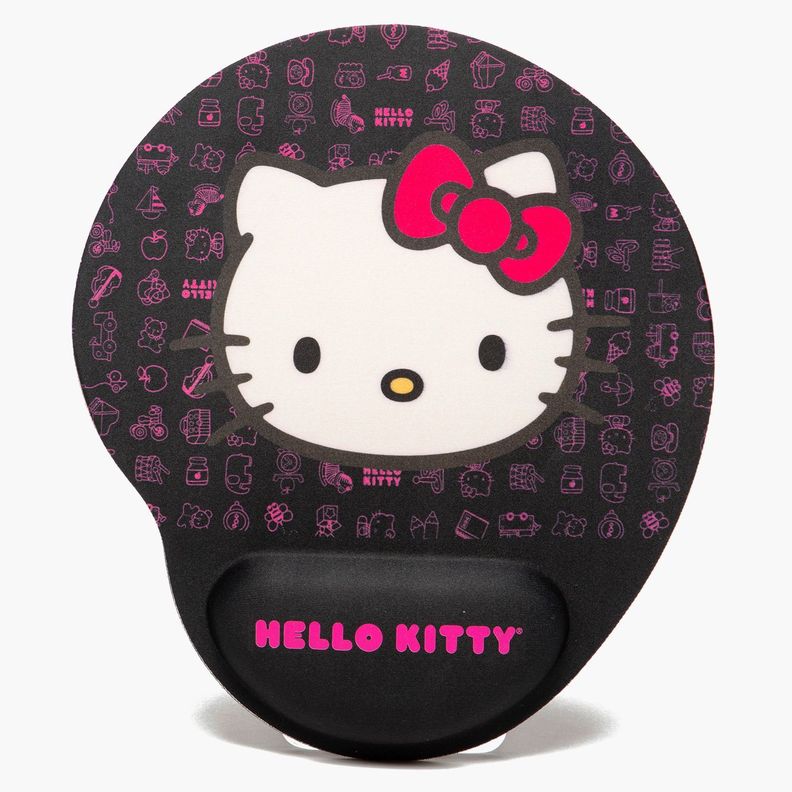 Mouse Pad Gel 74709 Black Hello Kitty-0