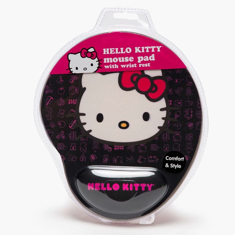 Mouse Pad Gel 74709 Black Hello Kitty-1