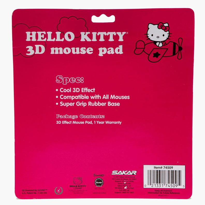 Mouse Pad 3D 74509 Rosado Hello Kitty-3