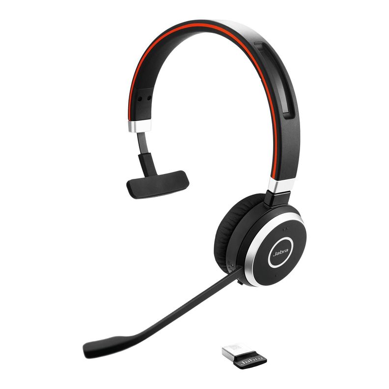 Audífonos Diadema Evolve 65 MS mono Negro