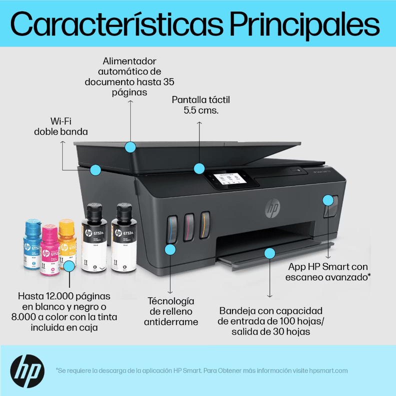 Impresora Multifuncional Smart Tank 530 Color WiFi-6