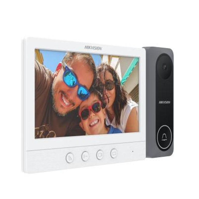 Kit Video Portero Hikvision DS-KIS212 HD 4 Hilos Analógico 7"-2