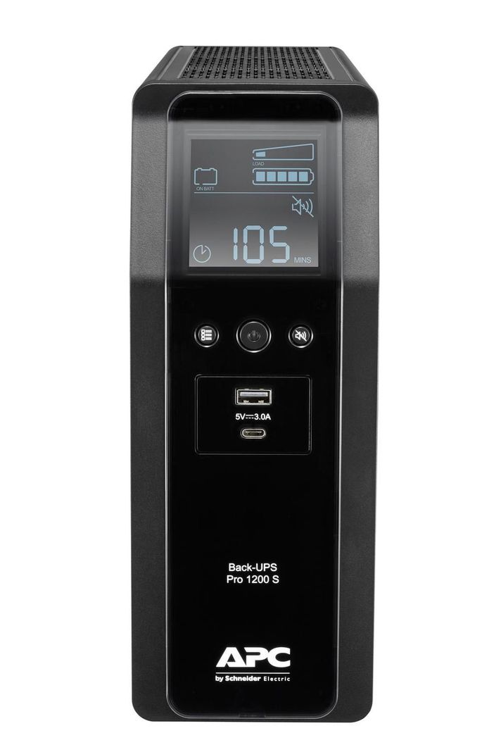 UPS APC 1200 VA BACK UPS PRO BR 1200VA Interactiva 8 salidas-0