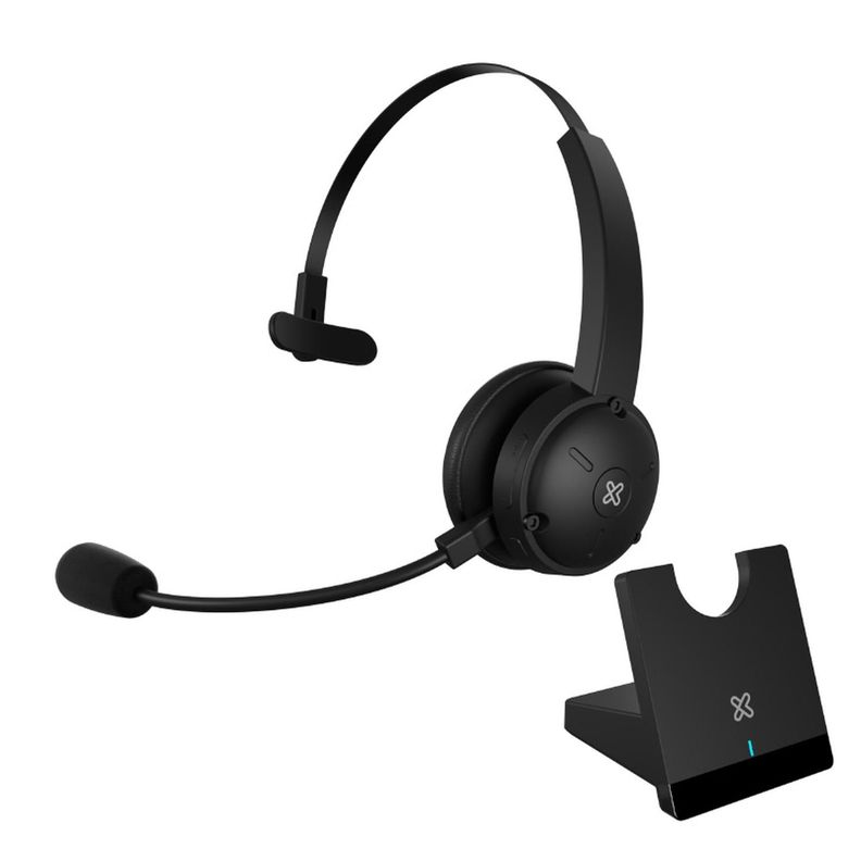 Audífonos CrystalCom Pro Inalámbrico Diadema Negro-0