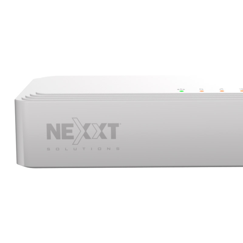 Switch de escritorio Nexxt Solutions 5 puertos NSW-N501G-3