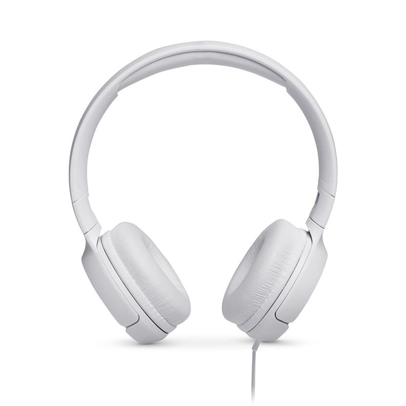 Audífonos Diadema c/Micrófono JBL Tune 500 Alámbrico Blanco-1