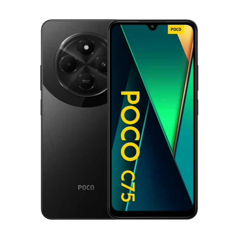 Celular Xiaomi POCO C75 6GB 128GB Negro-0