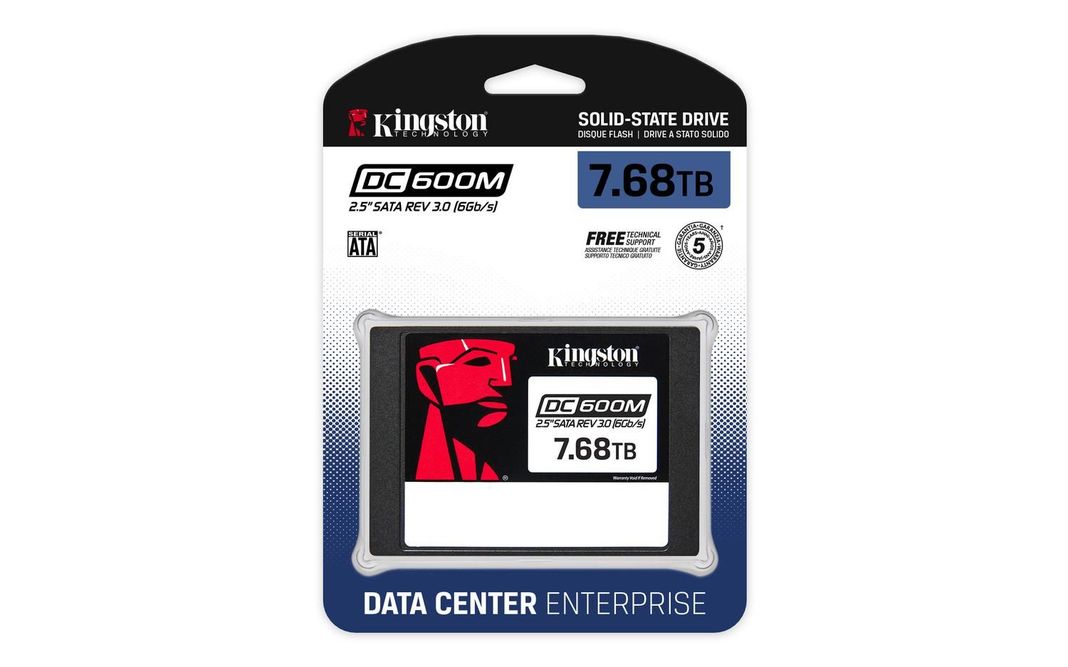 Disco Estado Sólido Interno Kingston DC600M 7,68TB 2.5"-2