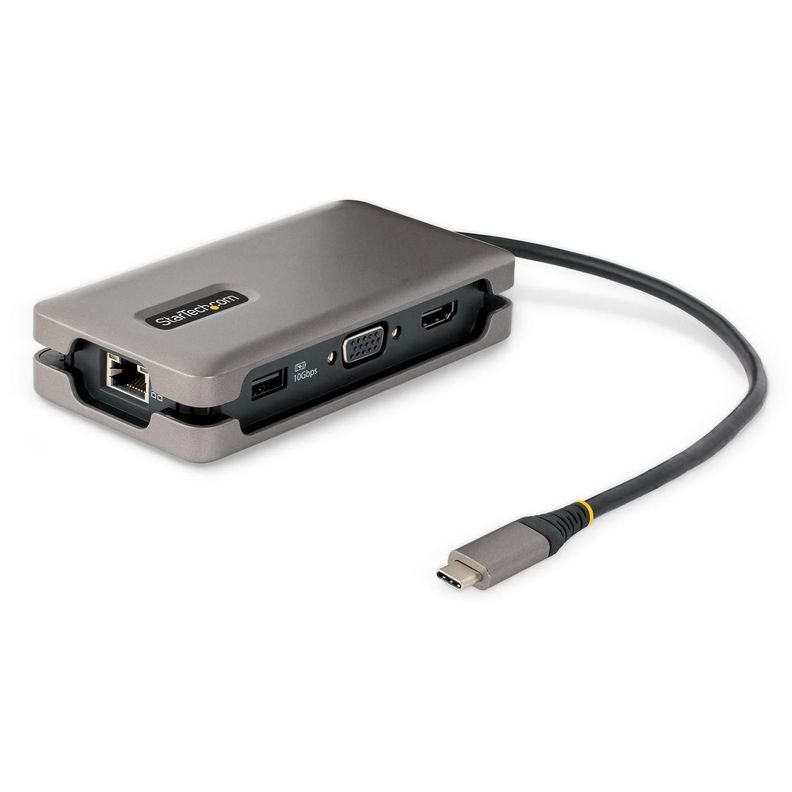 Docking Station USB-C - HDMI 4K a 60Hz VGA GbE 3 puertos USB-0